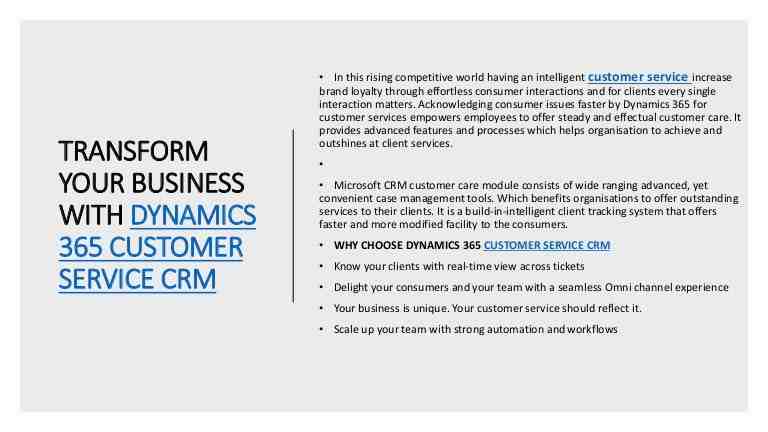 Why Dynamics Customers Choose Managed Services