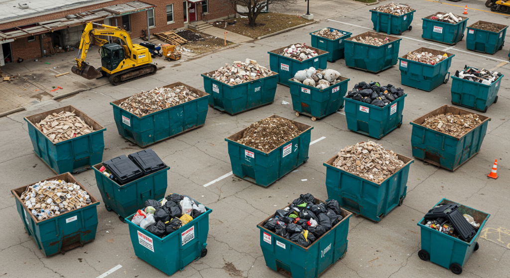 Dumpster Rental Indianapolis sizes and pricing