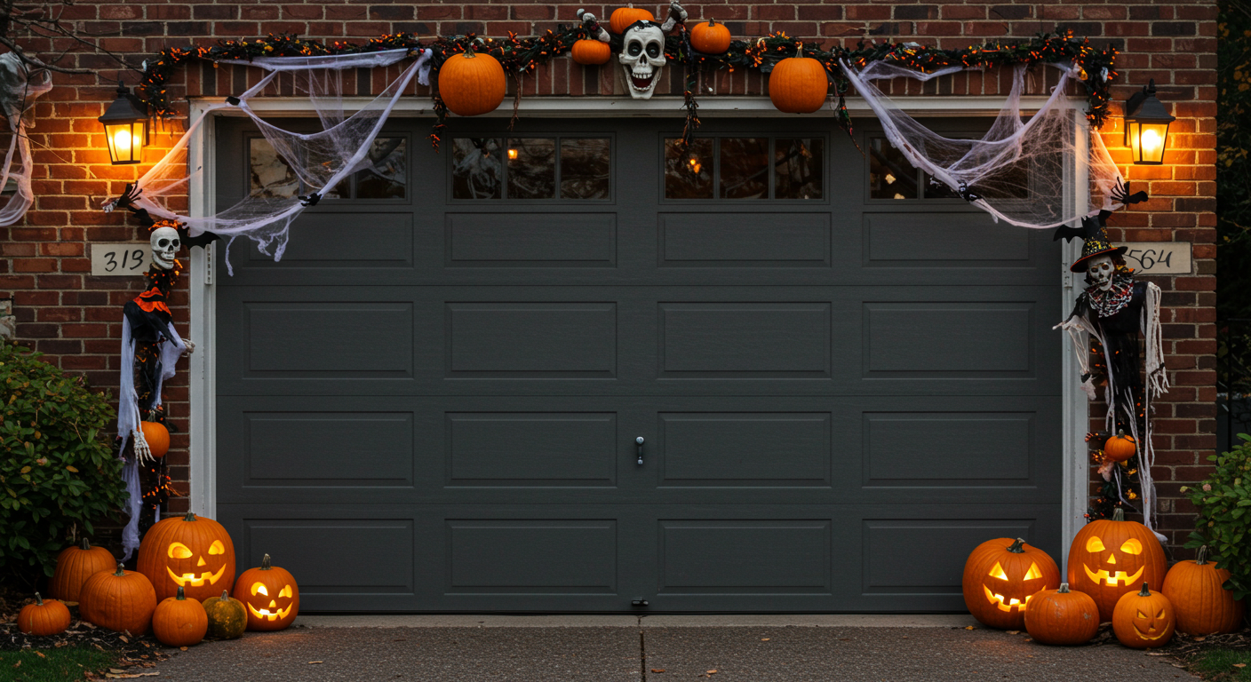 Garage Door Halloween